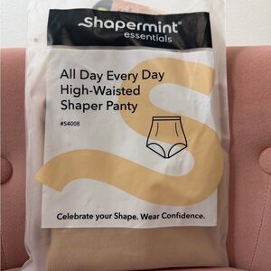 Shapermint Essentials High-Waisted Shaper Panty - White